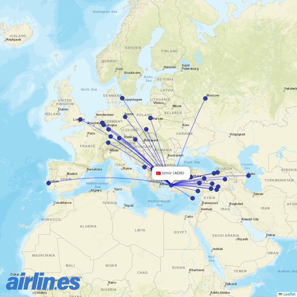Pegasus at ADB route map