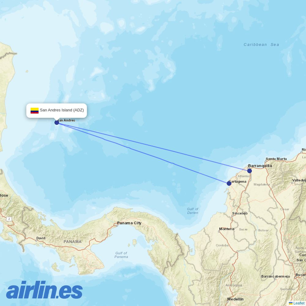 Wingo at ADZ route map