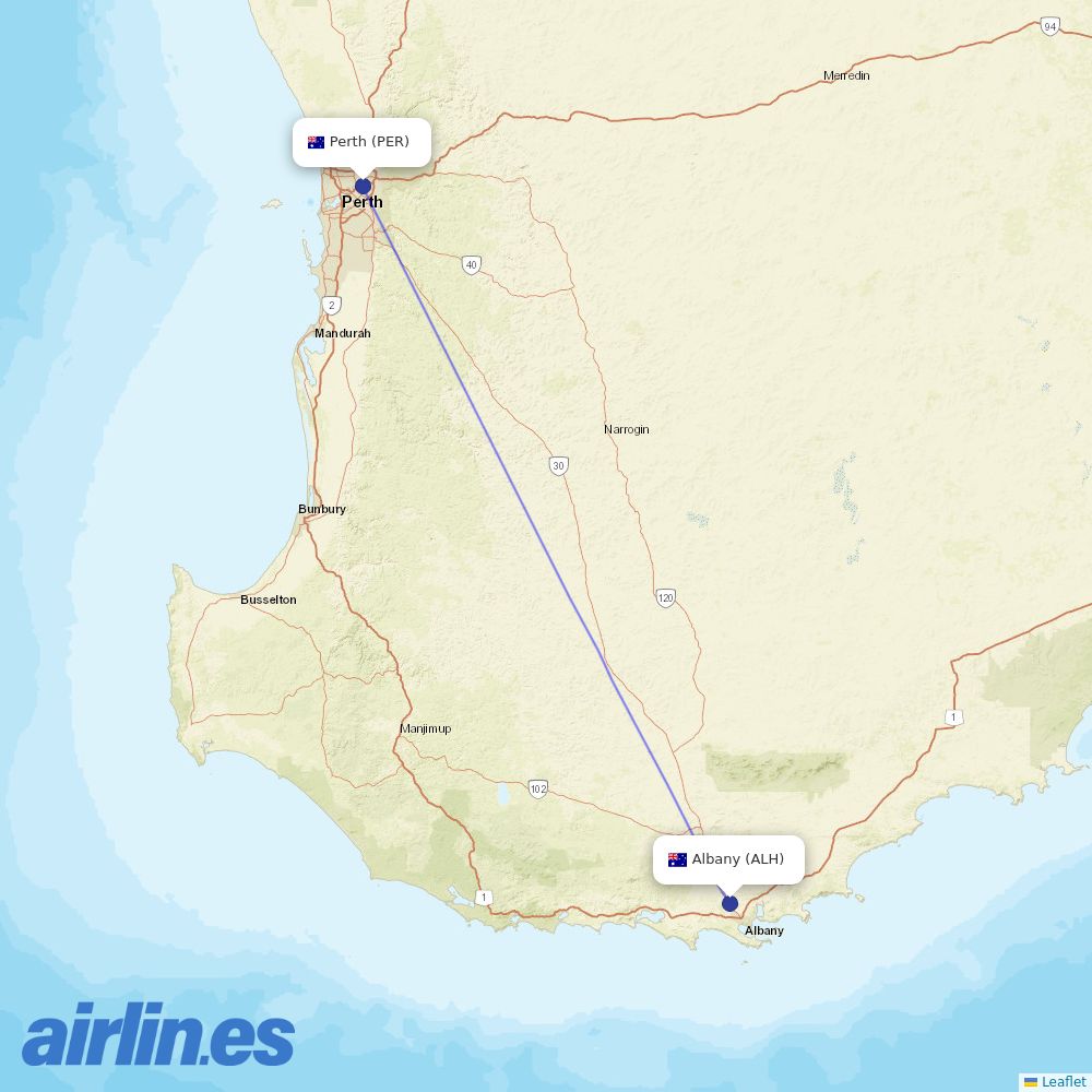 Rex at ALH route map