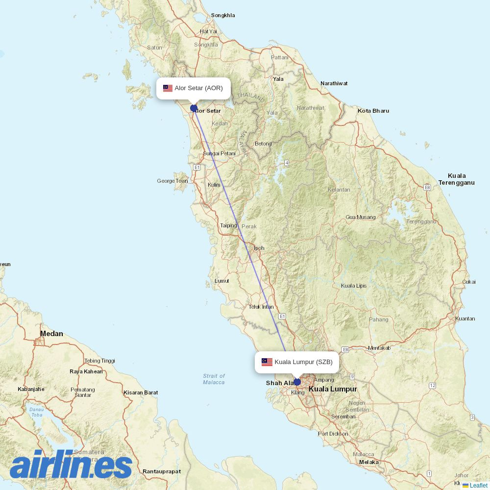 Firefly at AOR route map