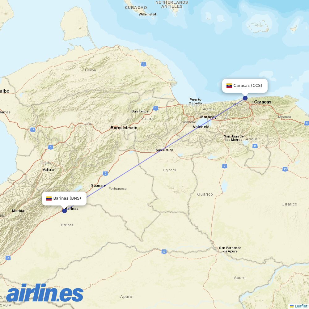 DHL International Aviation ME at BNS route map