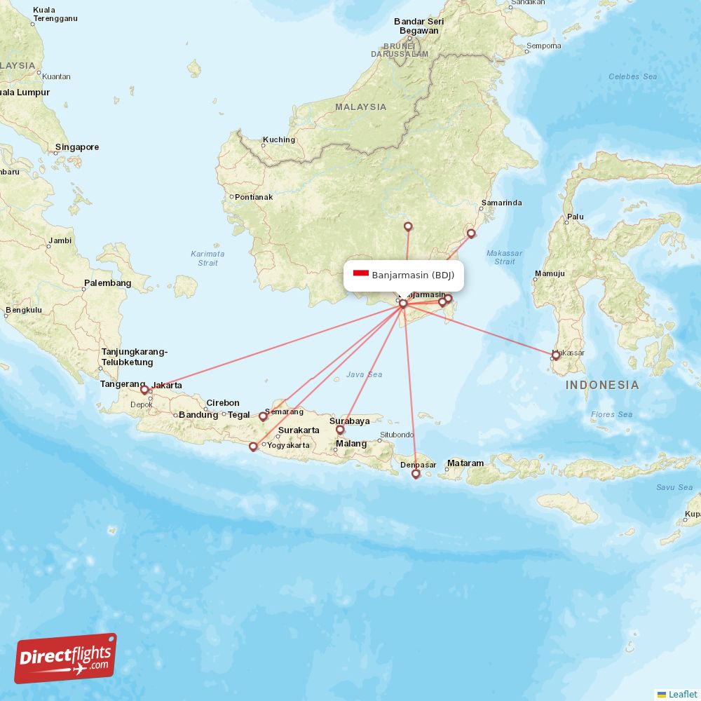Turkish Airlines from Basrah International destination map