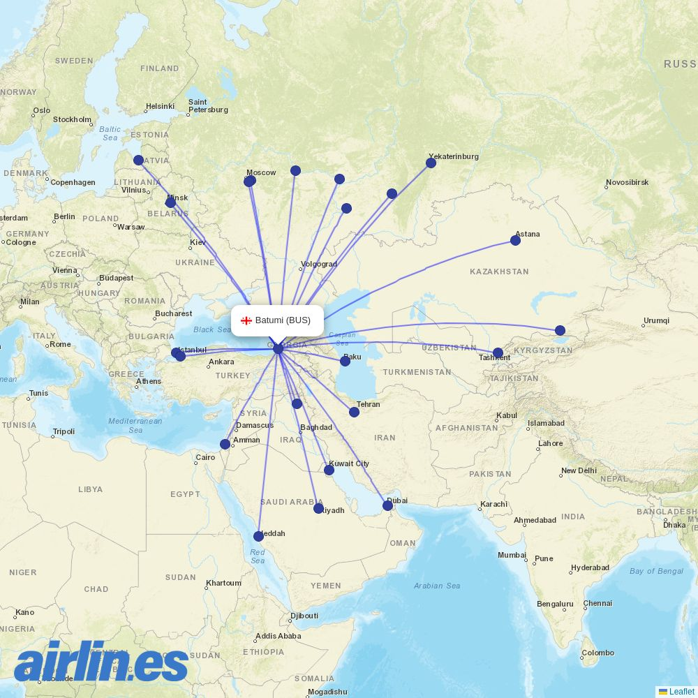 Red Wings at BUS route map