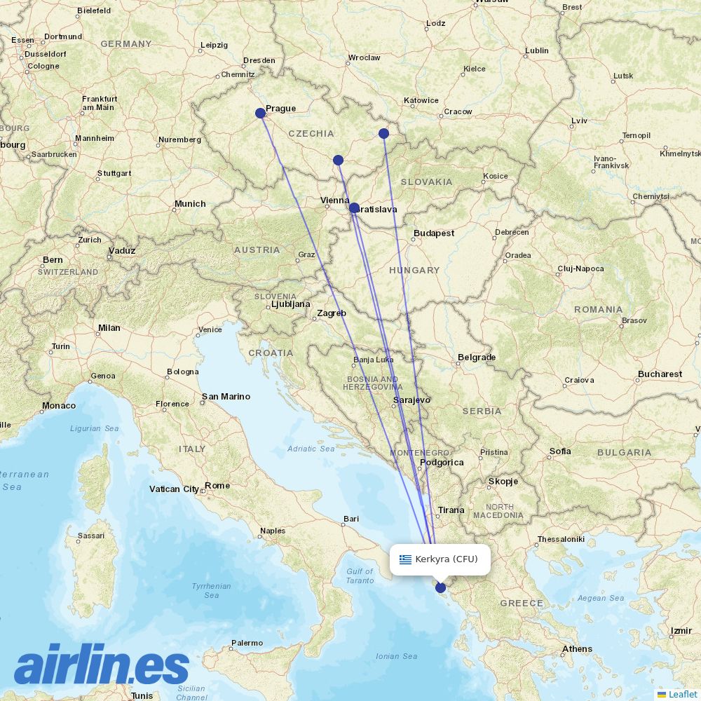 SmartWings at CFU route map