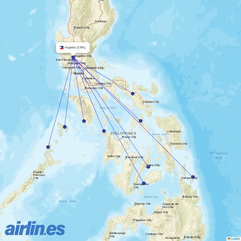 Cebgo at CRK route map