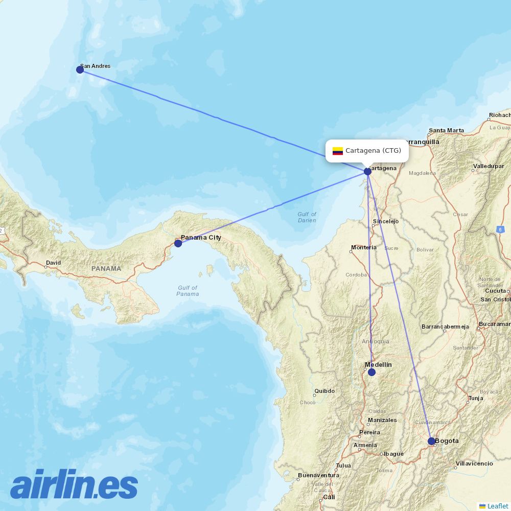 Wingo at CTG route map