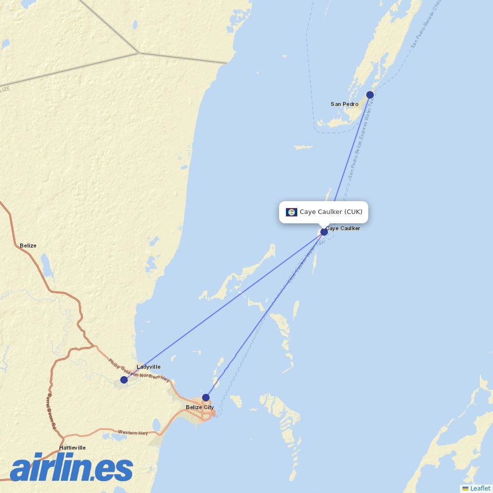 MIA at CUK route map