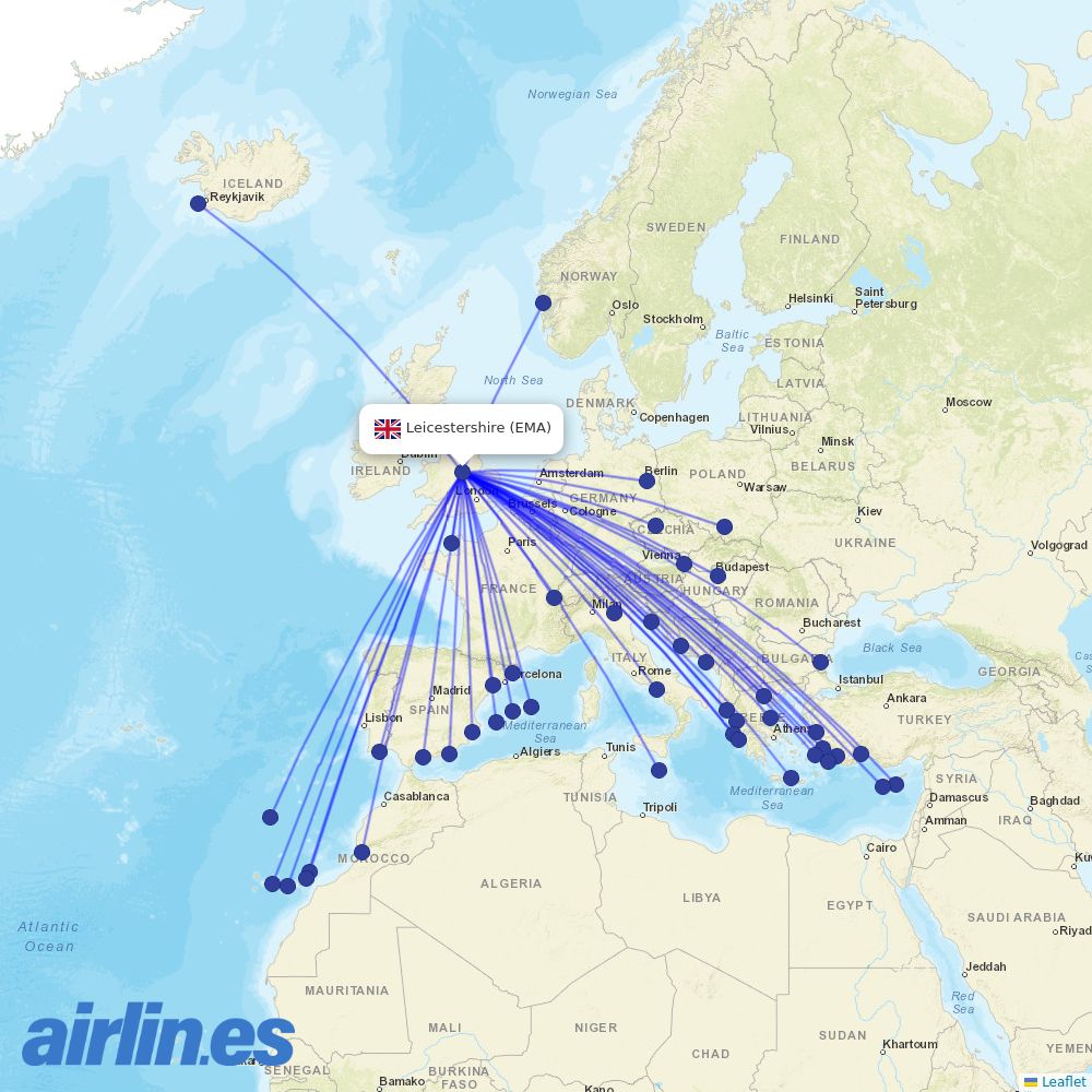 Jet2 at EMA route map