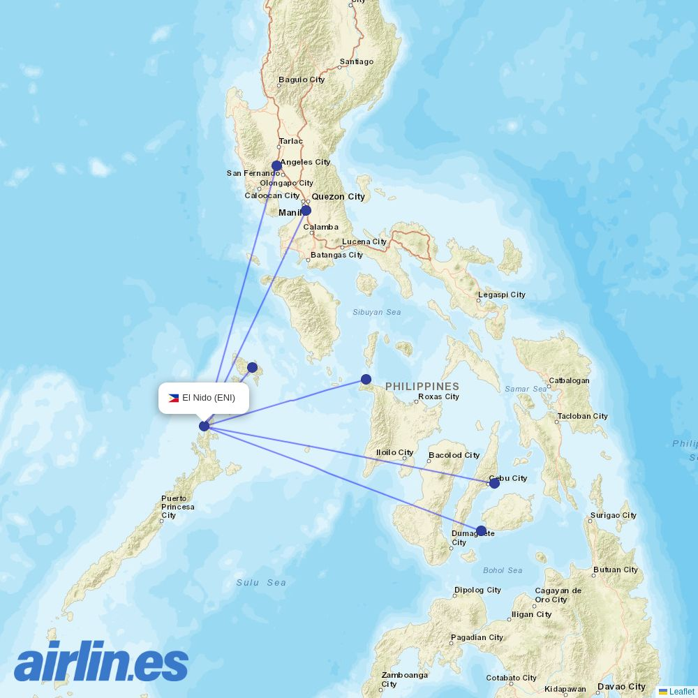 AirSWIFT at ENI route map
