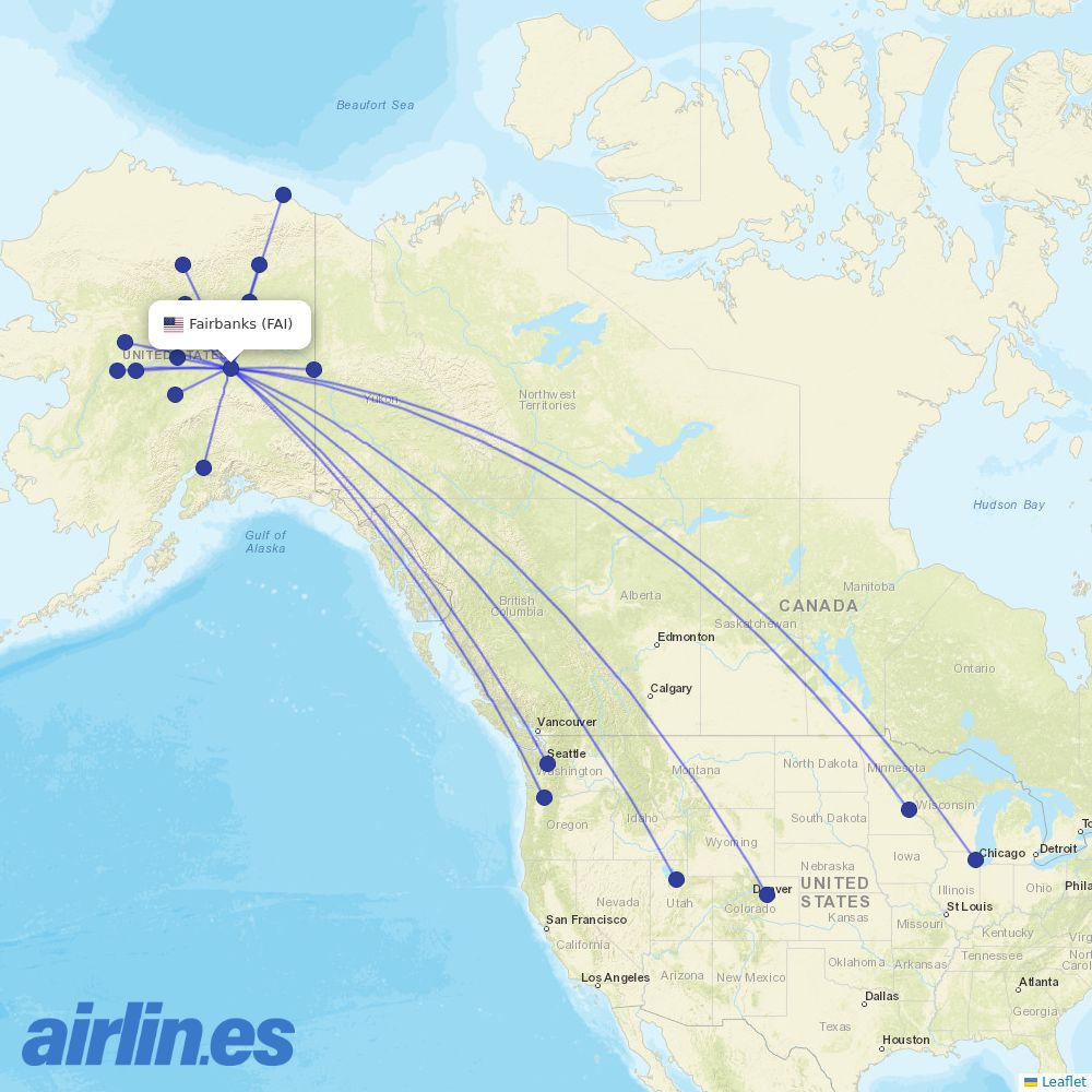 Astral Aviation at FAI route map