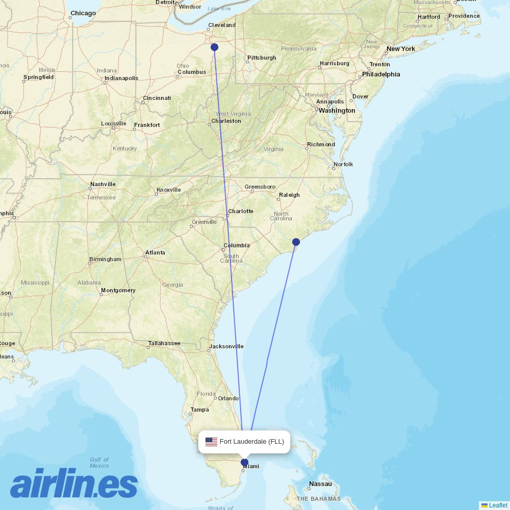 Breeze at FLL route map