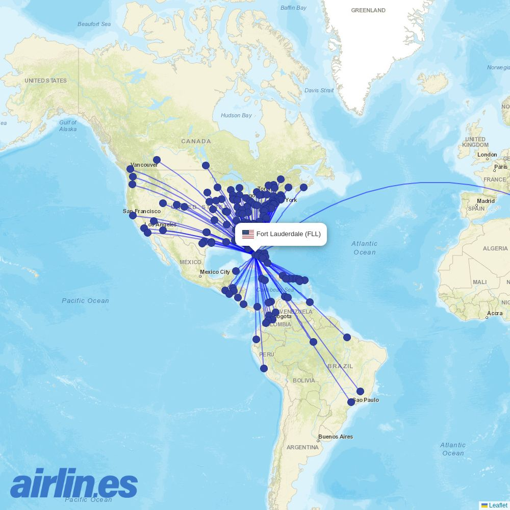 Tailwind at FLL route map