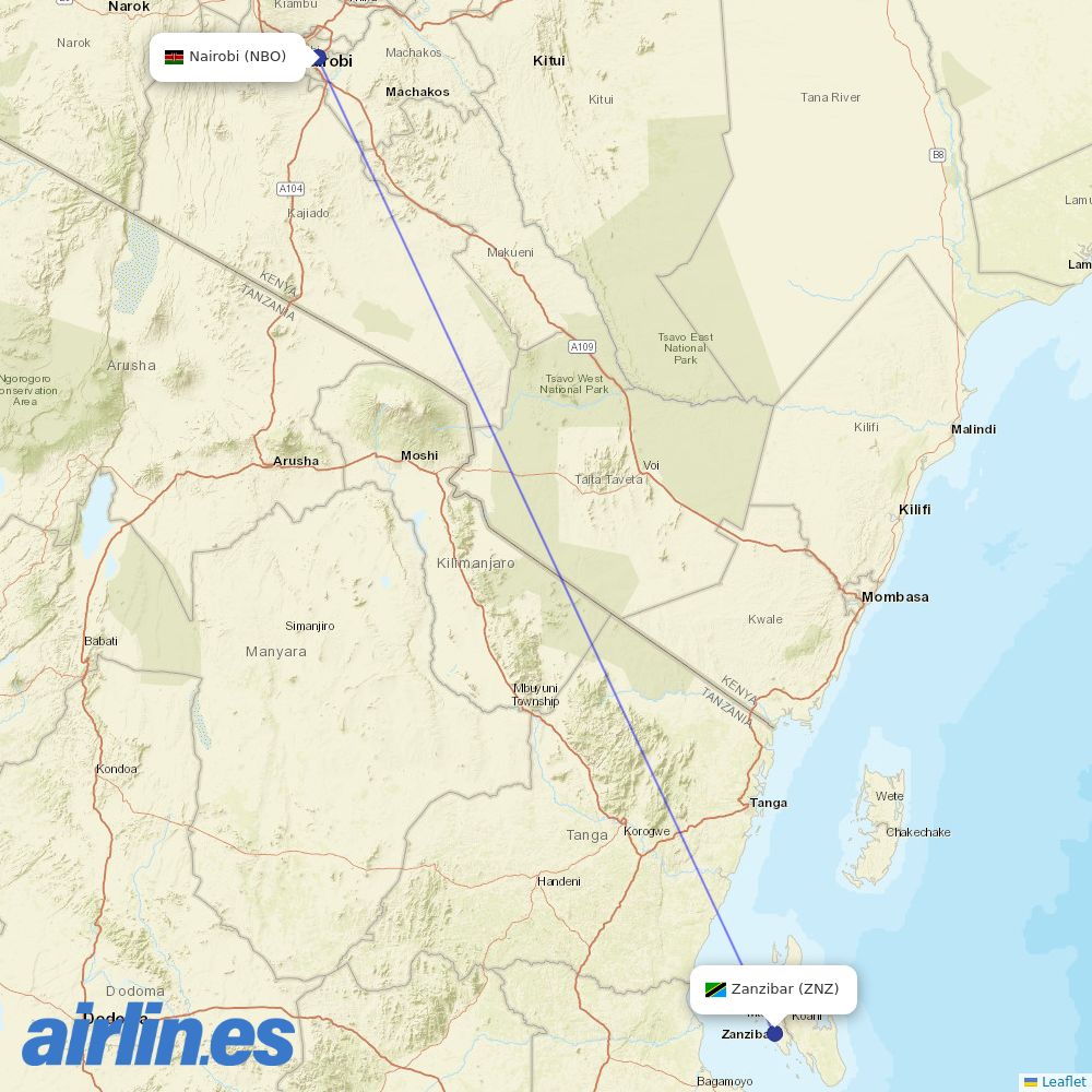 Kuwait Airways from Frankfurt Airport destination map