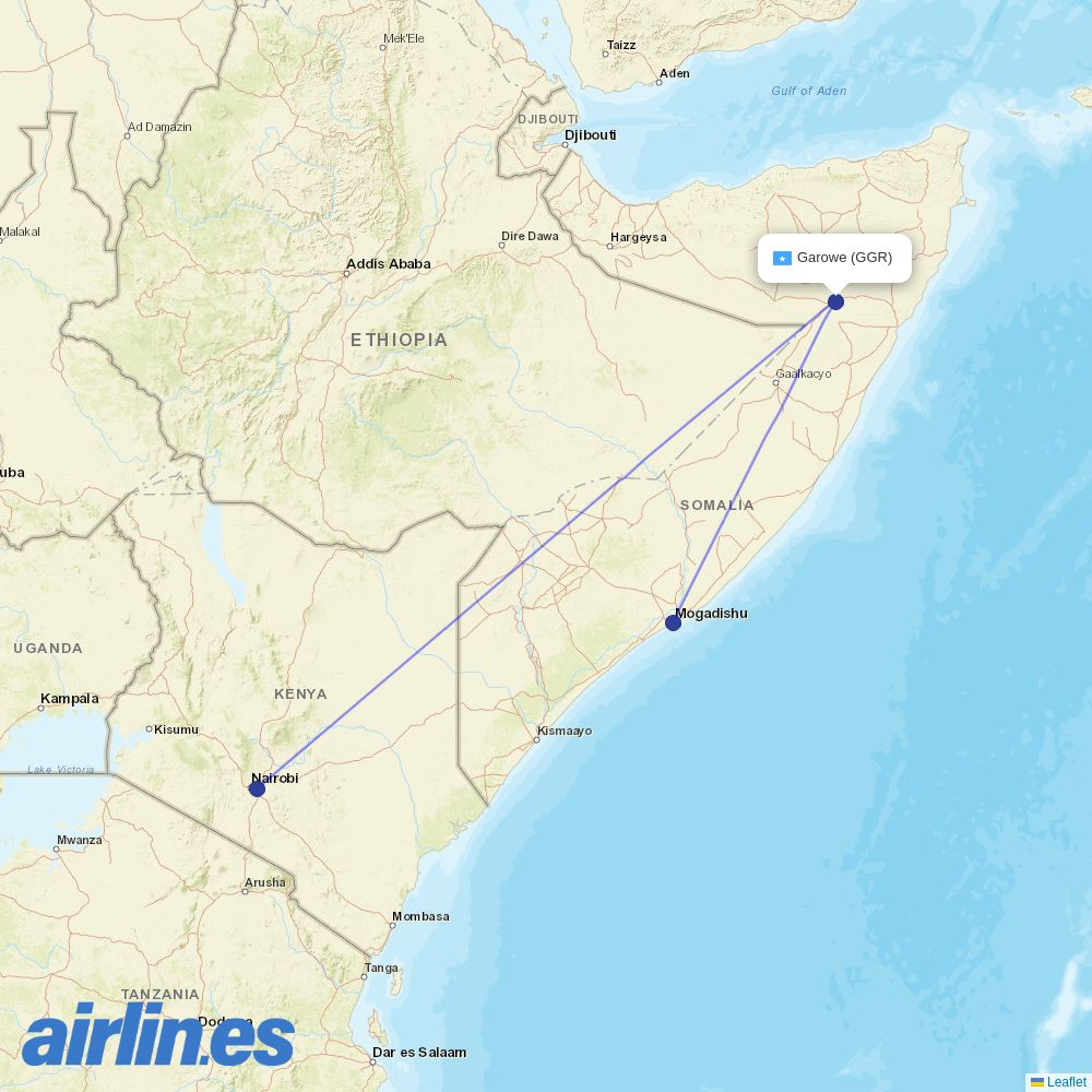 Freedom Airline Express at GGR route map