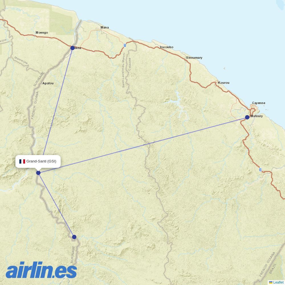 GoAir at GSI route map