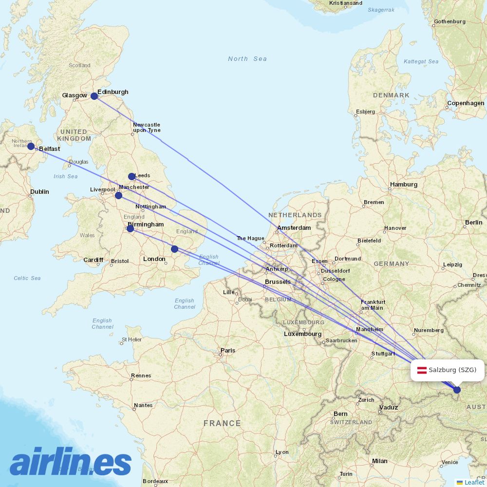Advanced Air at HHR route map