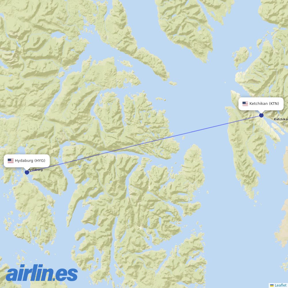 Safe Air Company at HYG route map