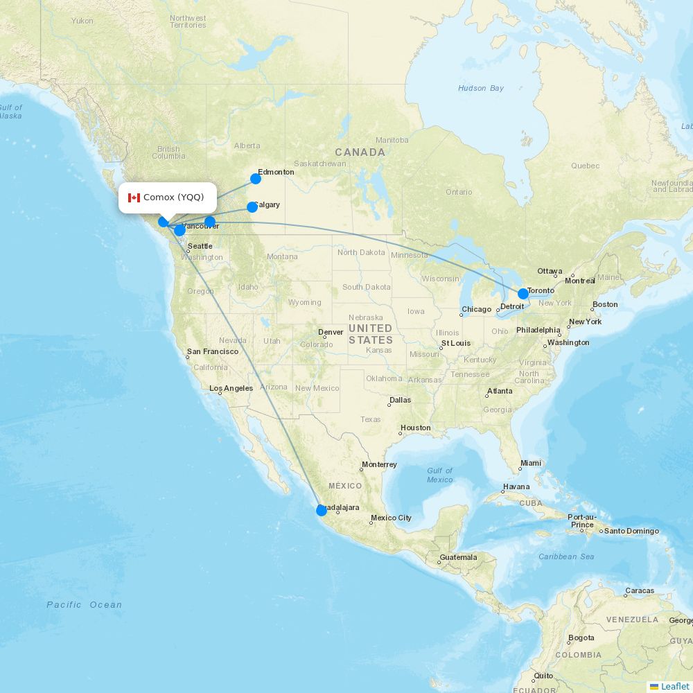 Volaris at IAH route map