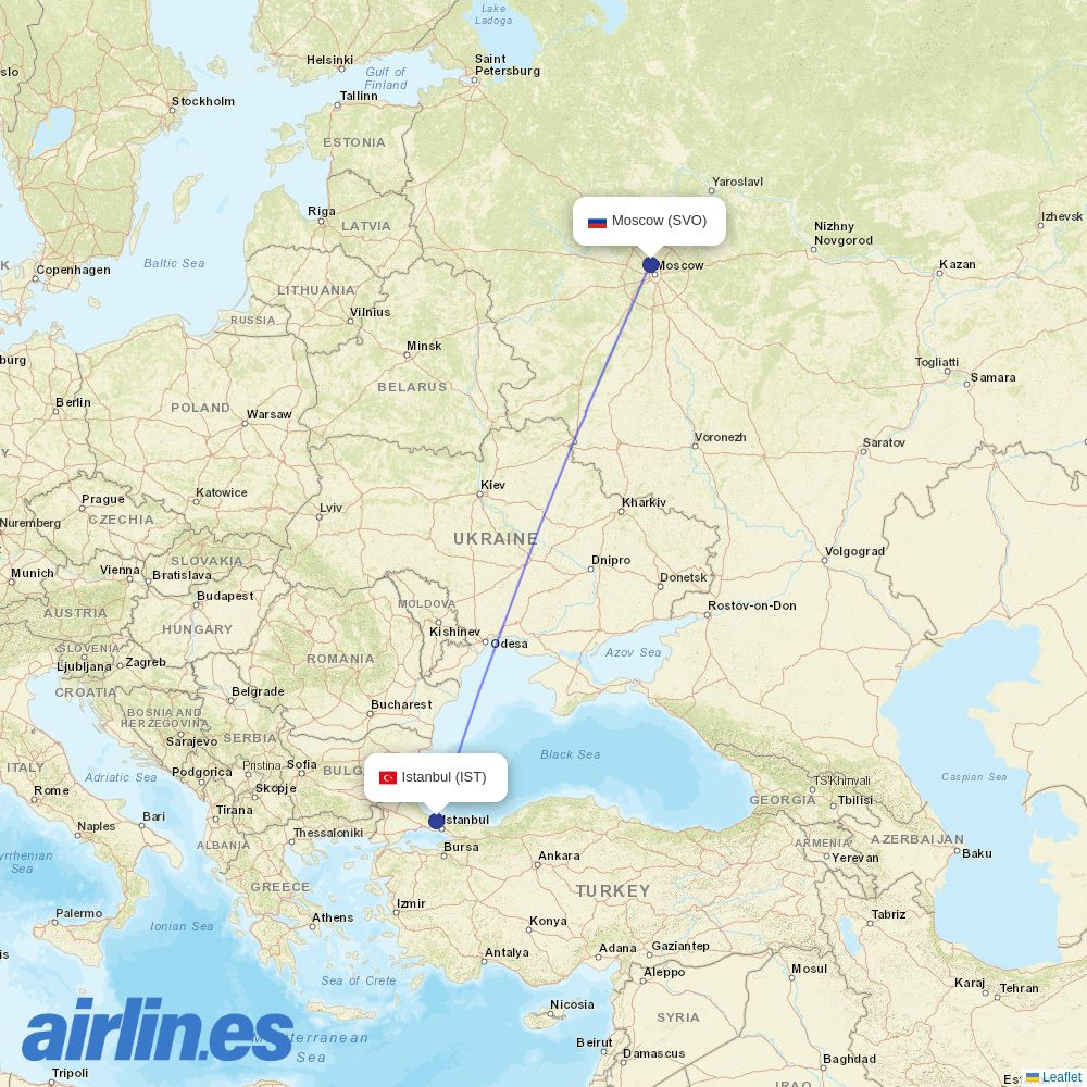 Southwind at IST route map