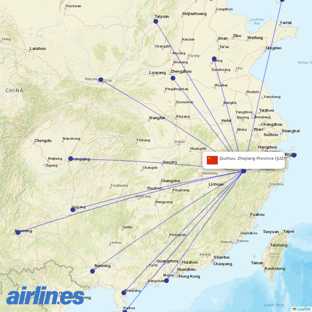 Gestair at JUZ route map