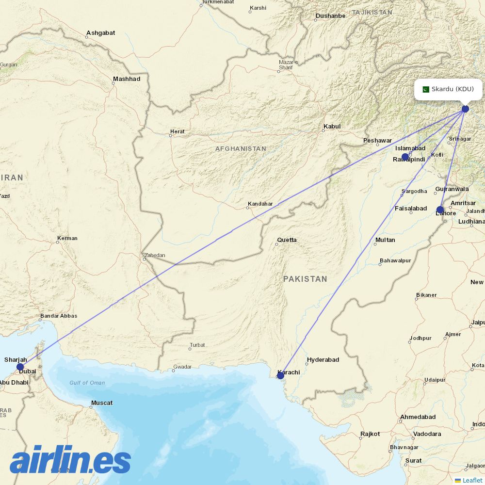 PIA at KDU route map