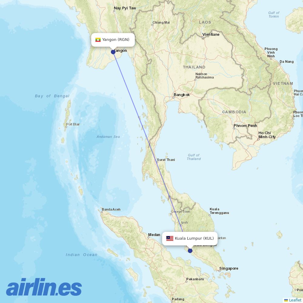 MAI at KUL route map
