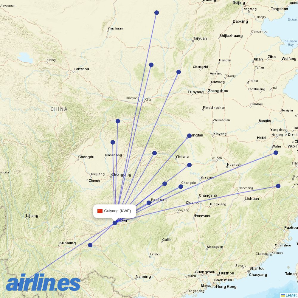 Gestair at KWE route map
