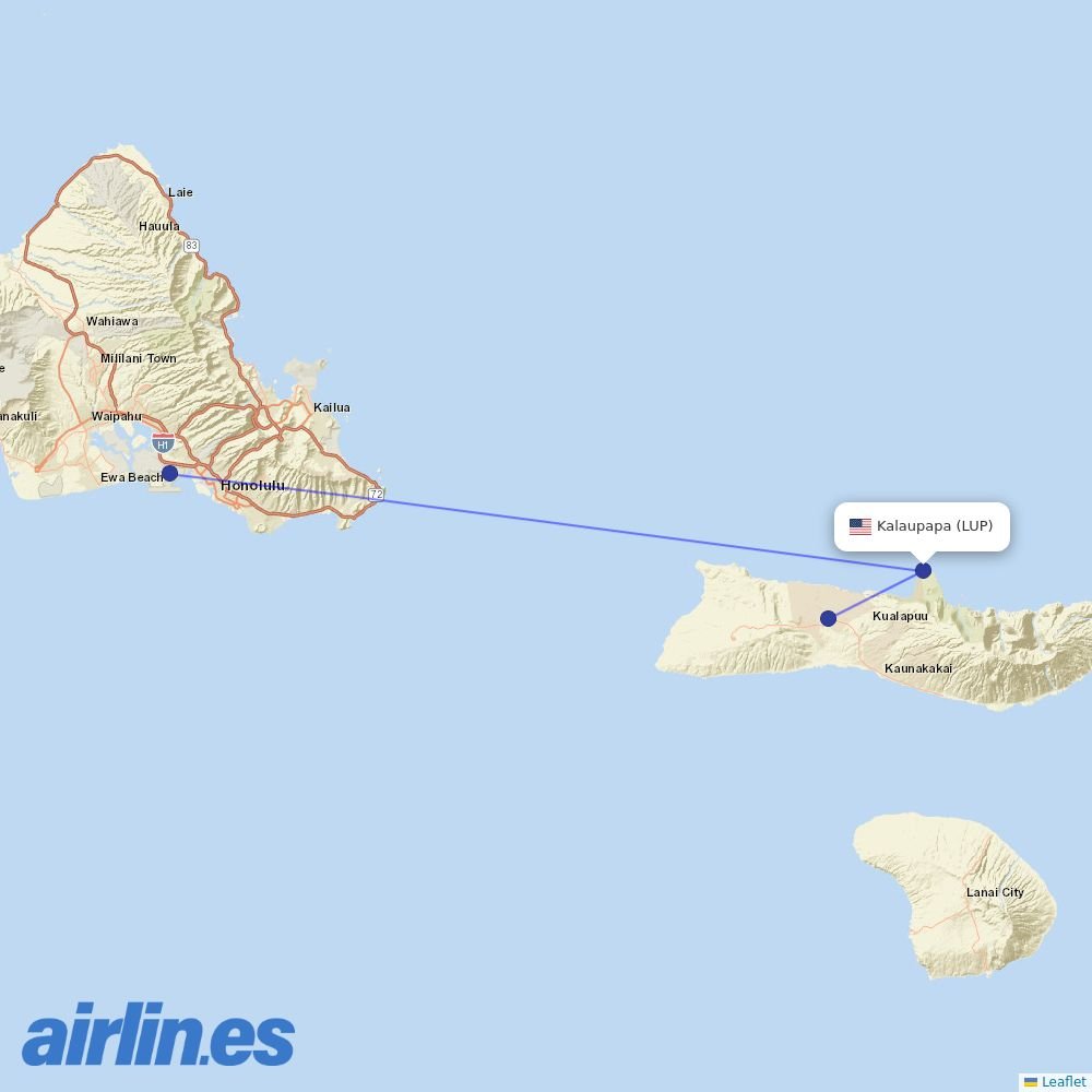 Southern at LUP route map