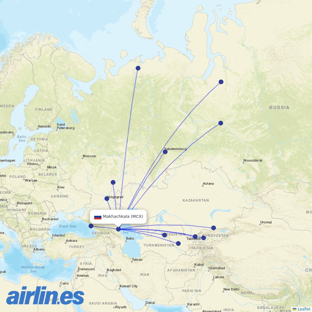 Red Wings at MCX route map