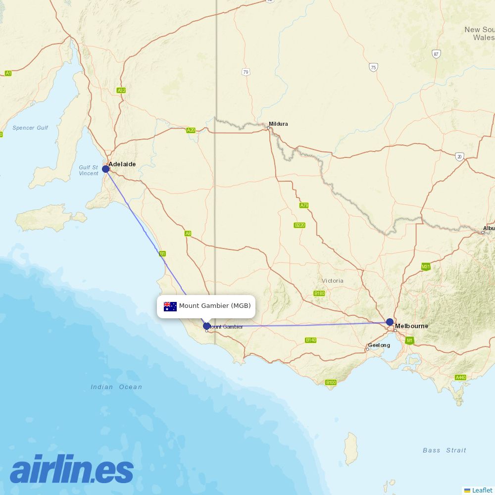 Rex at MGB route map