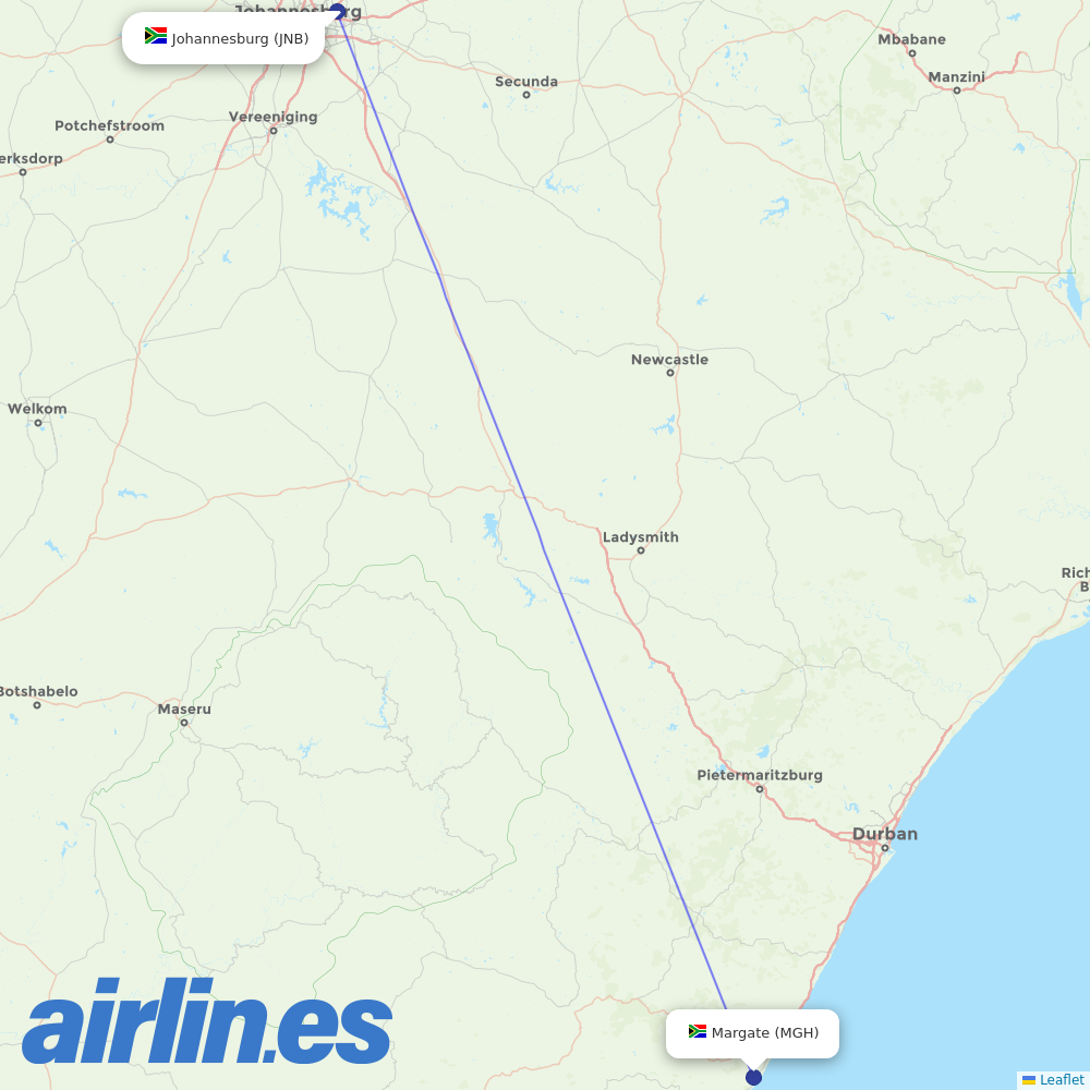 CemAir at MGH route map