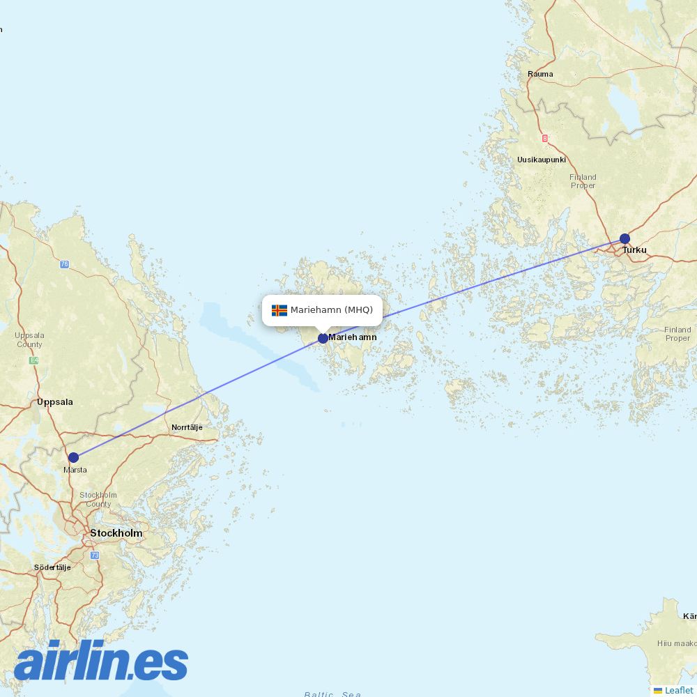 PopulAir at MHQ route map