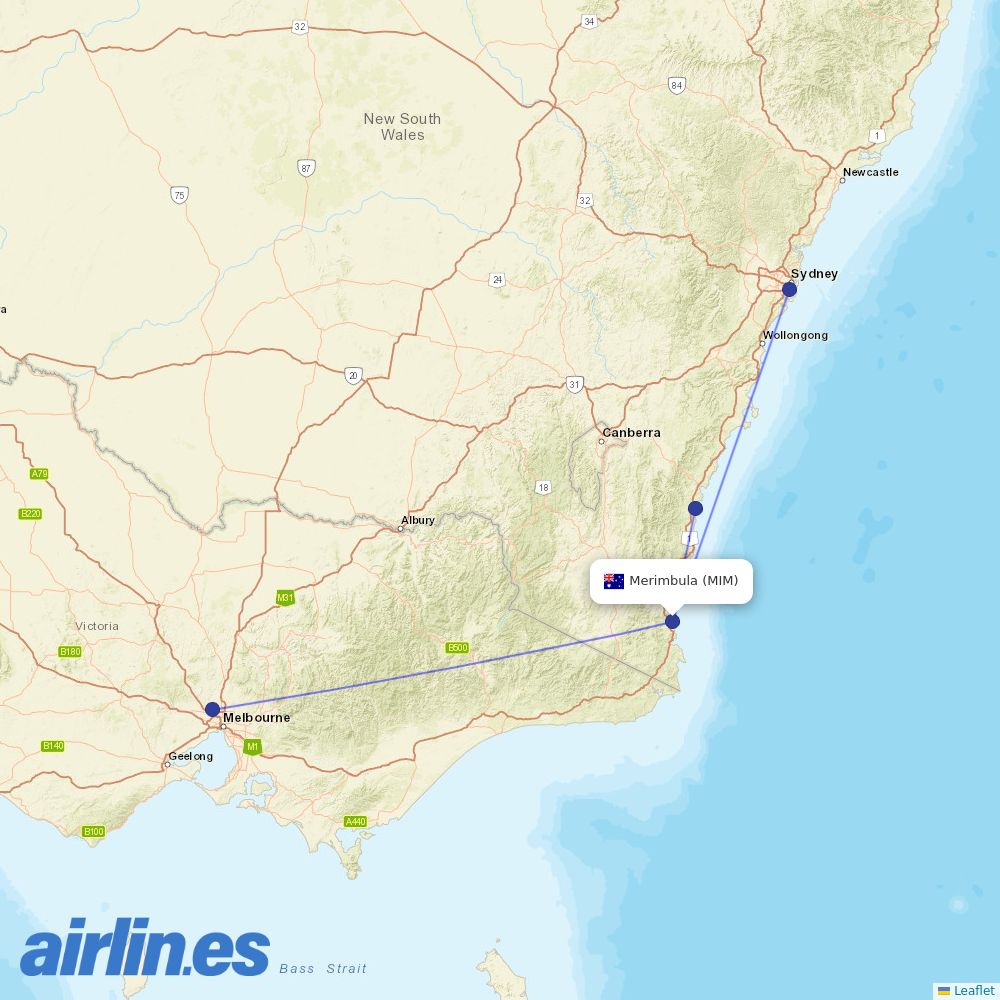 Rex at MIM route map
