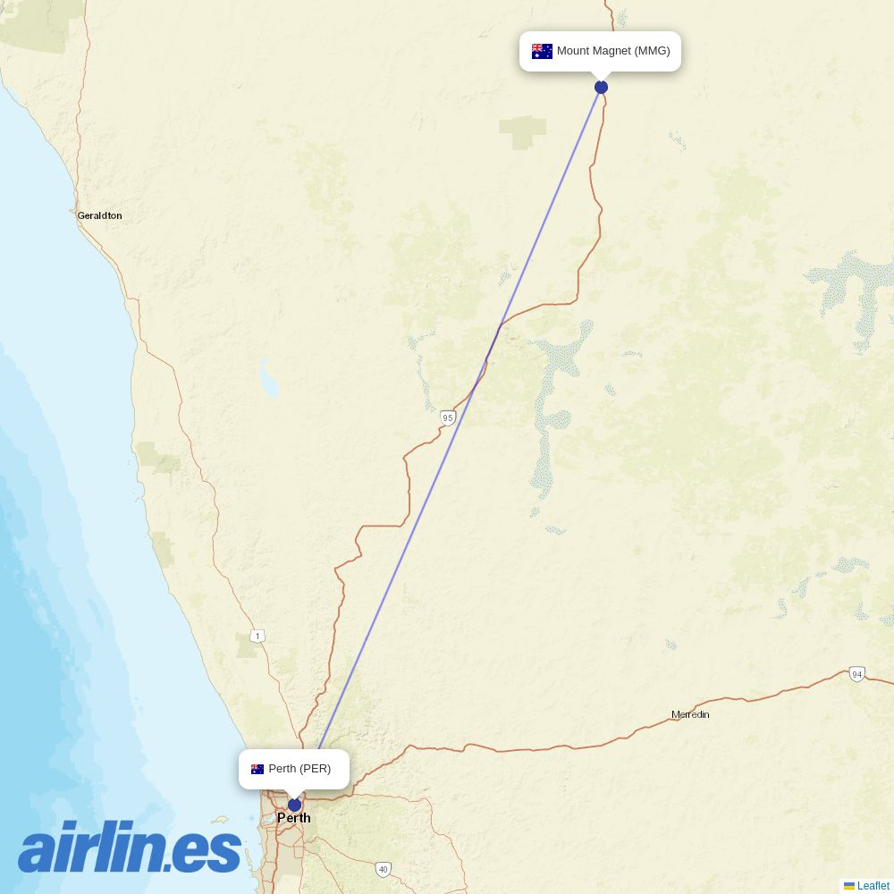 Skippers at MMG route map