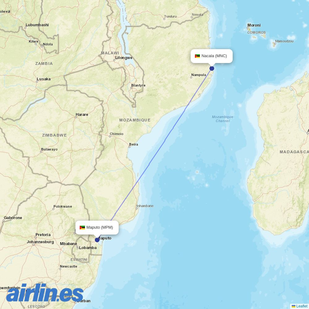 LAM at MNC route map