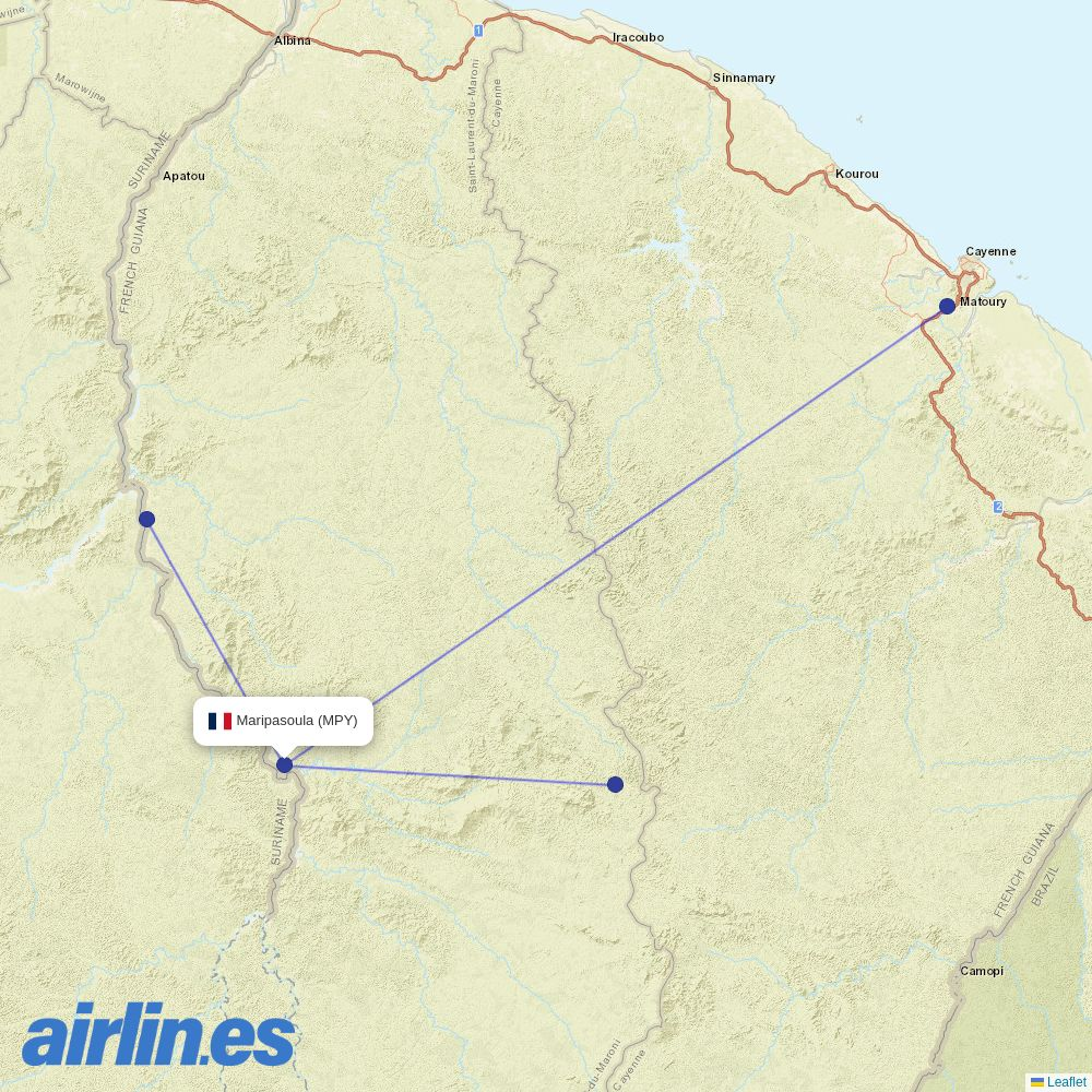 GoAir at MPY route map