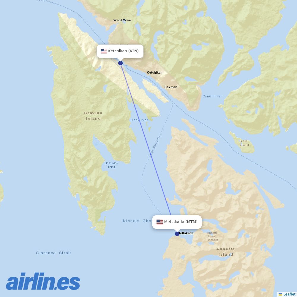 Safe Air Company at MTM route map