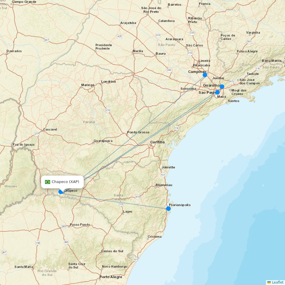 Bahamasair at NAS route map