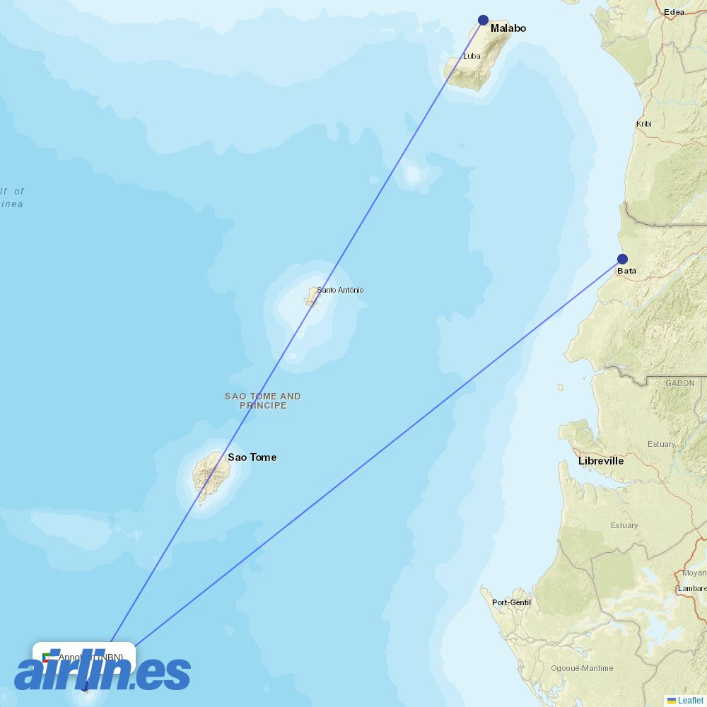 CEIBA at NBN route map
