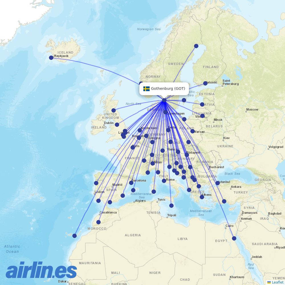 Virgin Australia from Newcastle Airport destination map