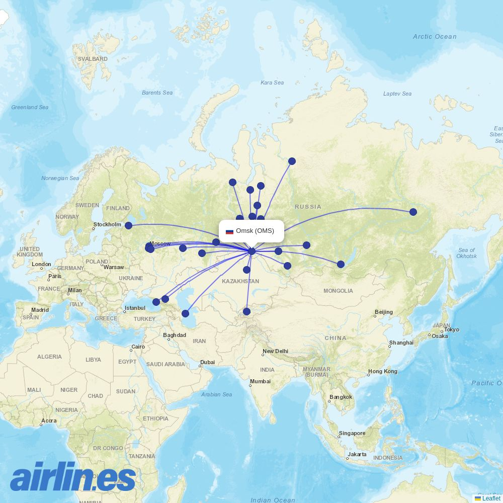 Ikar at OMS route map