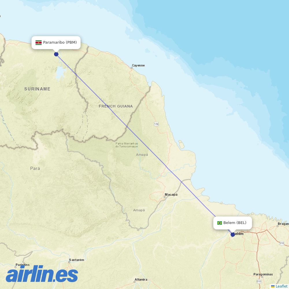 Gol from Johan A Pengel International destination map