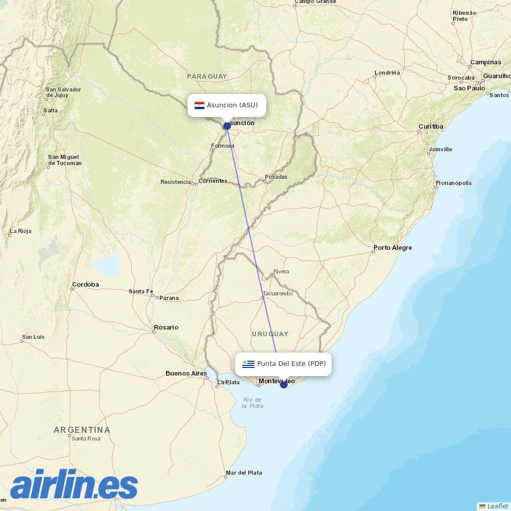 Silk Way Airlines from El Jaguel International destination map