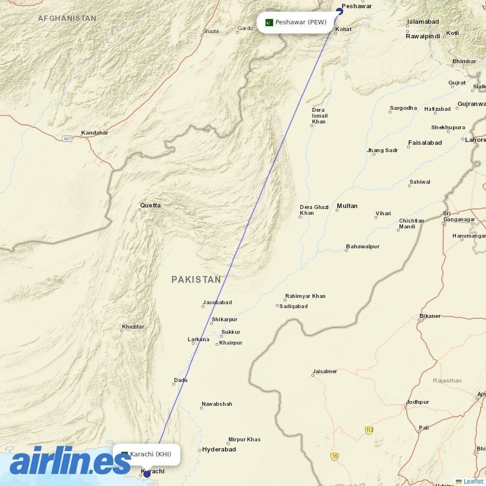 FJ at PEW route map