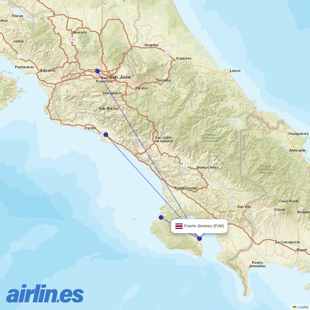 SANSA at PJM route map