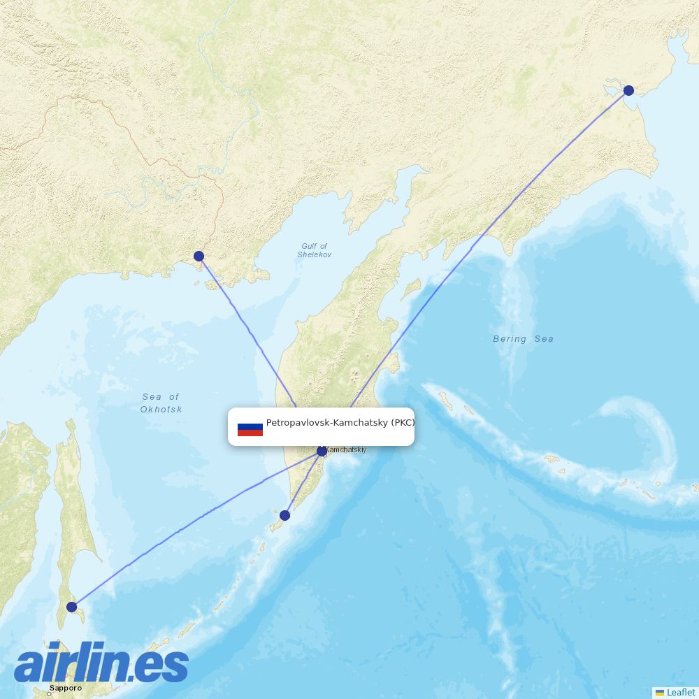 Aurora at PKC route map