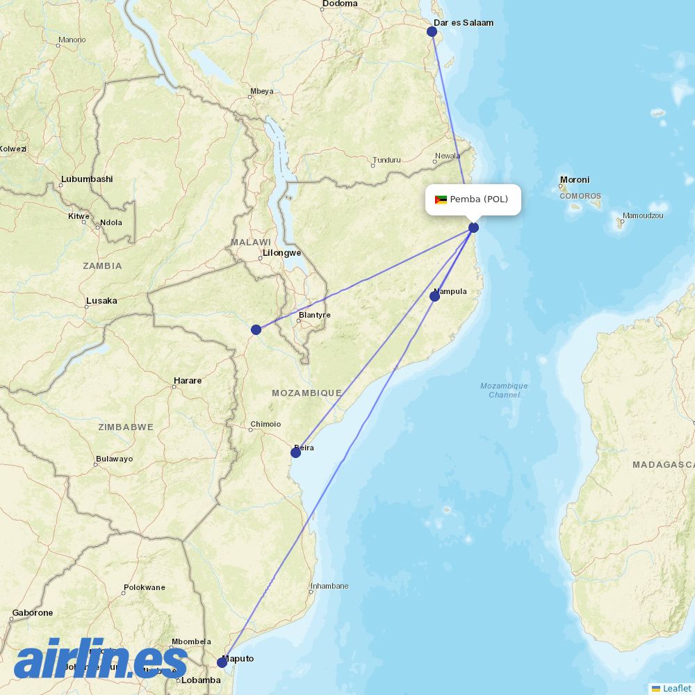LAM at POL route map