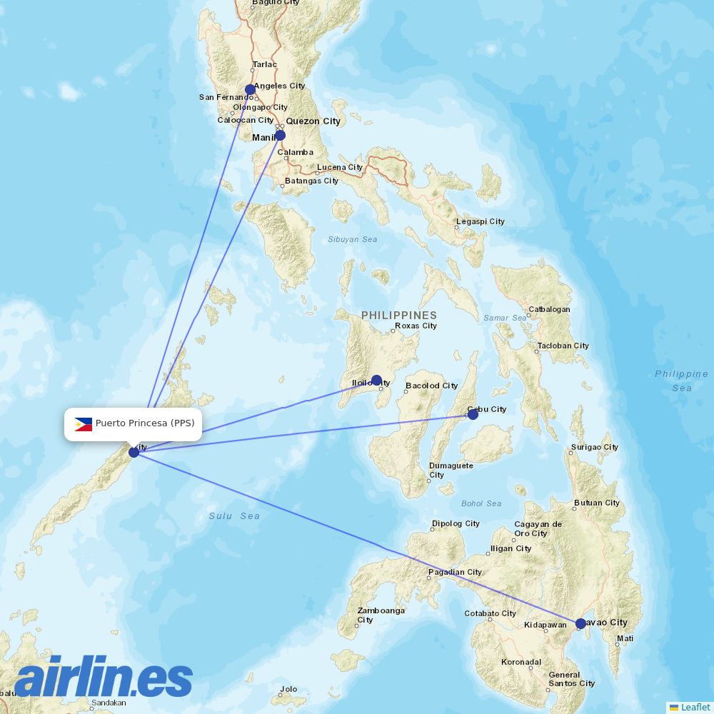 PAL at PPS route map