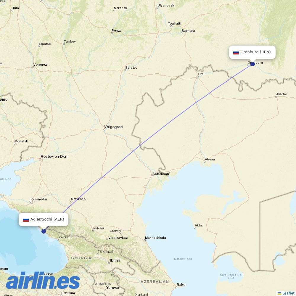 Ikar at REN route map