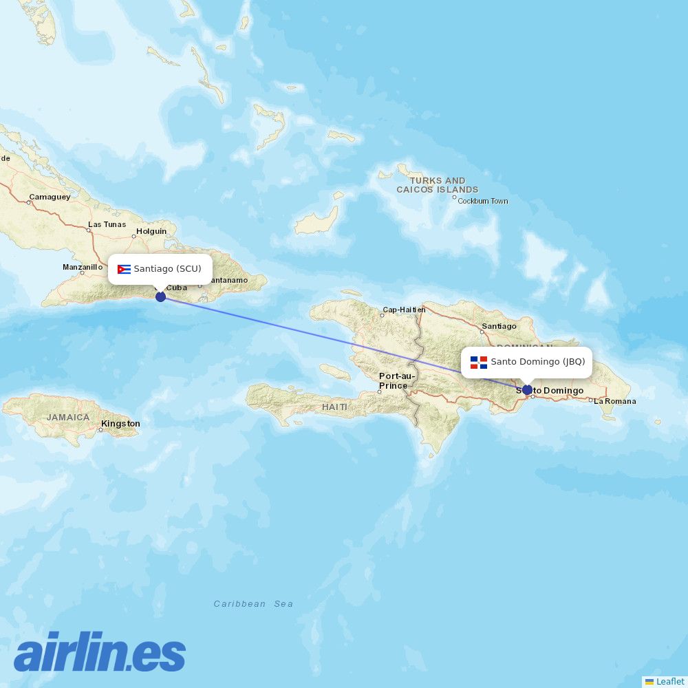 Air Century at SCU route map